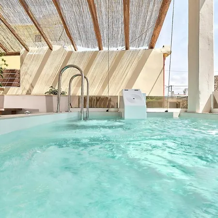 2 Bedroom Villa With Heated Swimming Pool-Spa Whirlpool-Bbq! Melidhonion  Exterior photo